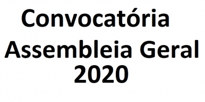 2ª Convocatória para Assembleia Geral 2020